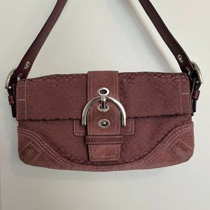 Coach Mauve Soho Baguette